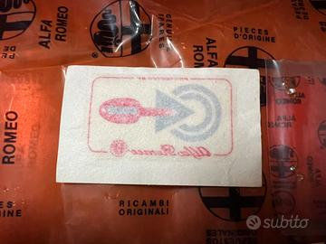 ALFA ROMEO ADESIVO CODE TARGHETTE 1pz  60618054