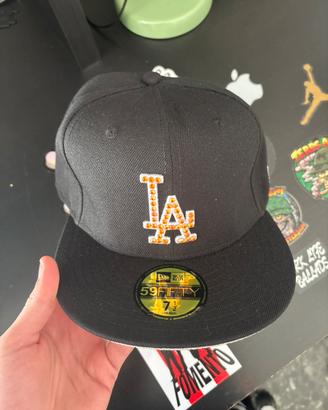 Cap New Era 59fifty LA strass custom