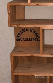 Scaffale originale birra ichnusa on legno- vintage