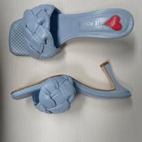 Ciabatte con tacco Le Poeme azzurre