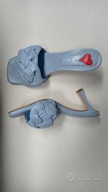 Ciabatte con tacco Le Poeme azzurre