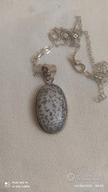 Opale Merlinite in argento 925 