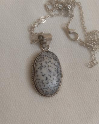 Opale Merlinite in argento 925 