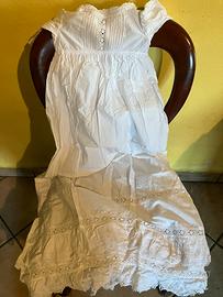 Vestito vintage battesimo neonato