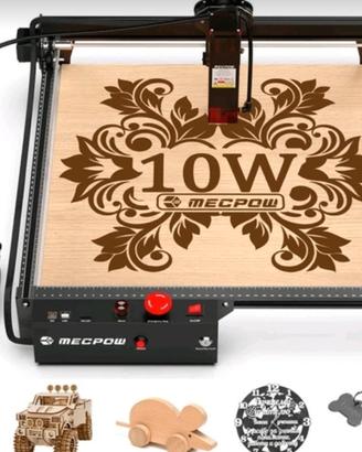 mecpow 10w laser cut engraver + griglia acmer