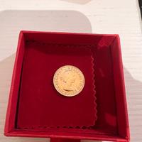 Sterlina Oro Elisabetta Fiocco 1967,