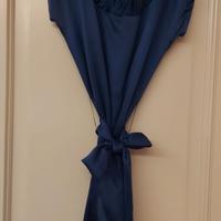 abito longuette bluette