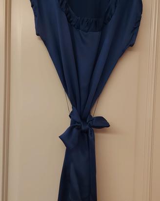 abito longuette bluette
