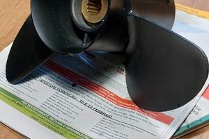 ELICA INOX NUOVA ORIGINALE YAMAHA 13-3/4x17