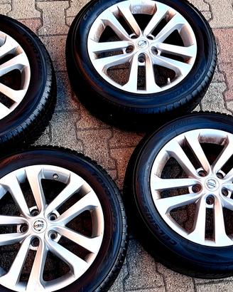 gomme 215/55 R17 + cerchi nissan juke 
