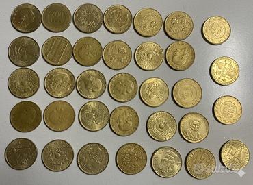 Lotto 34 Monete 200 Lire Rare e Commemorative