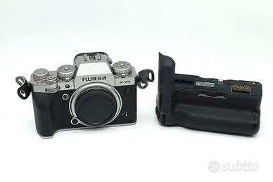 FUJIFILM X-T4 CORPO SILVER + VG-XT4