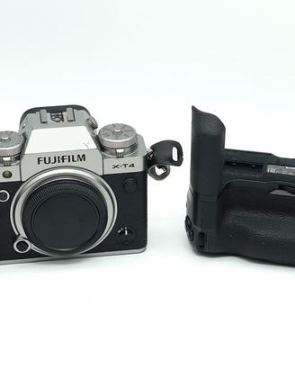 FUJIFILM X-T4 CORPO SILVER + VG-XT4