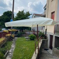Ombrellone rettangolare in legno nuovo