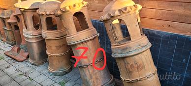 Comignoli Antichi in Terracotta / Elementi Camino 
