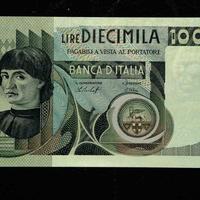 Banconota 10000 Lire Castagno Italia Baffi/Stevani