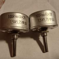 Potenziometri catodo per valvole DHT 100ohm 3,5w