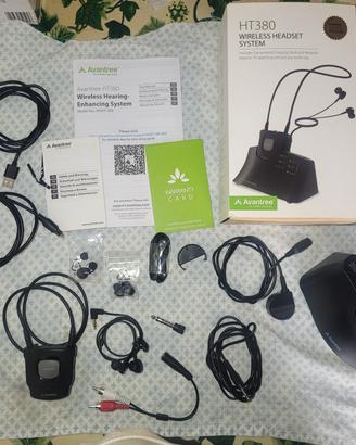 Cuffie TV Wireless Avantree HT380 - Amplificatore 