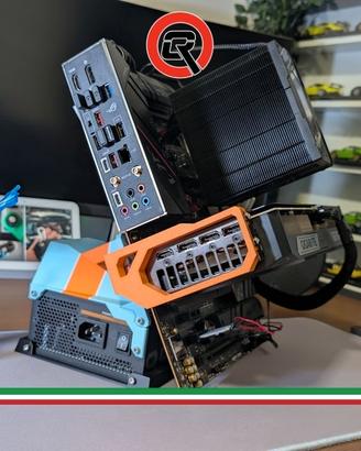 PC case aperto personalizzabile