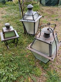 Lampadari da esterno.