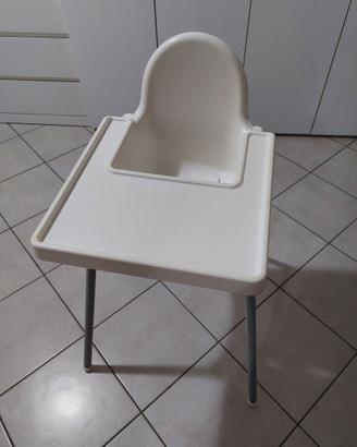 Seggiolone pappa Ikea con vassoio