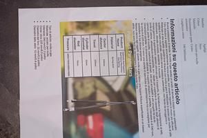 Coppia pistoncini a gas 600N/700N/800N/900N