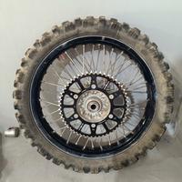 Cerchio posteriore KTM Sx 125 da 19 nero buono 