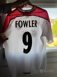 Maglia da gara Robbie Fowler originale anni 90