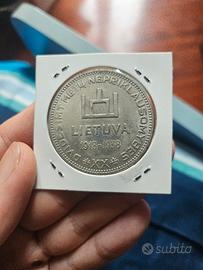 Replica 10 Litų Lituania 1938 – 20° Anniversario