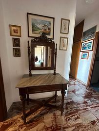 Toletta '800 e poltrona