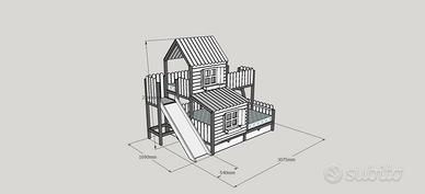 Struttura letto per bambini