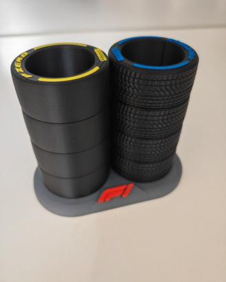 Portapenne ispirato alla F1