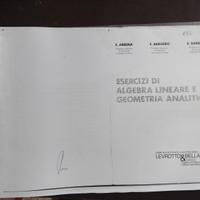 eserciziario stampato di algebra lineare