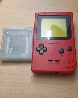 Nintendo Game boy poket red 1996+giovo Rats! 1998