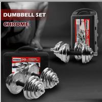 Set manubri in cromo 20kg nella sua confezione!