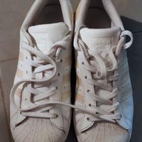 Adidas superstar, donna, usate pochissimo