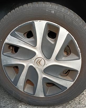 GOMME COMPLETE DI CERCHI IN LEGA 1195/55 R16 CITRO