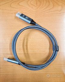 Cavo HDMI intrecciato 1m - Nuovo - 4K 1080p