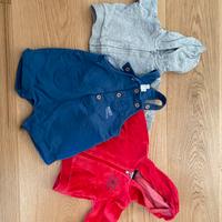 Felpe e salopette neonato