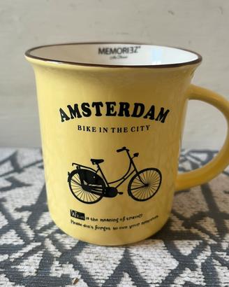 Tazza Souvenir Amsterdam "Bike in the City"