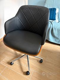 Poltrona ufficio ecopelle