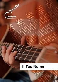Spartiti per chitarra: 6 griglie per pagina