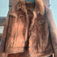 giubbotto Marrrone pelo vintage 