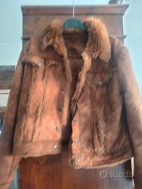 giubbotto Marrrone pelo vintage 