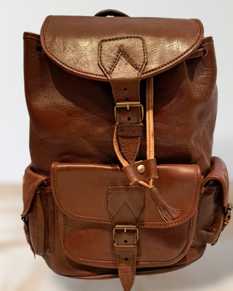 zaino vintage artigianali Vera pelle di capra