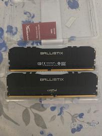Crucial ballistix rgb ddr4 2x8gb 3200mz