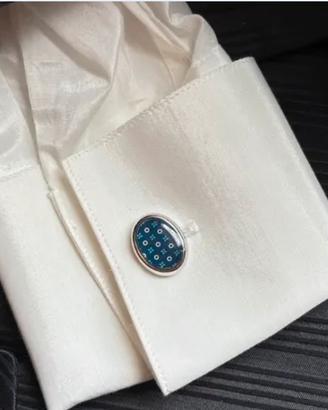 Gemelli in argento E. Marinella