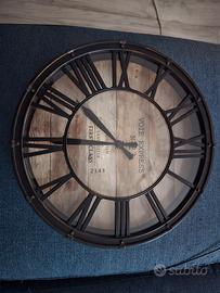 Orologio da Parete Stile Industriale/Vintage