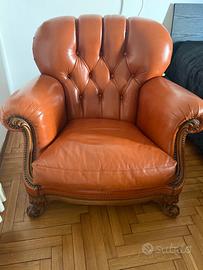 Poltrone Chesterfield stile Veneziano