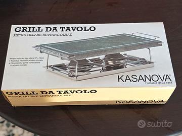Grill pietra ollare da tavolo. nuovo